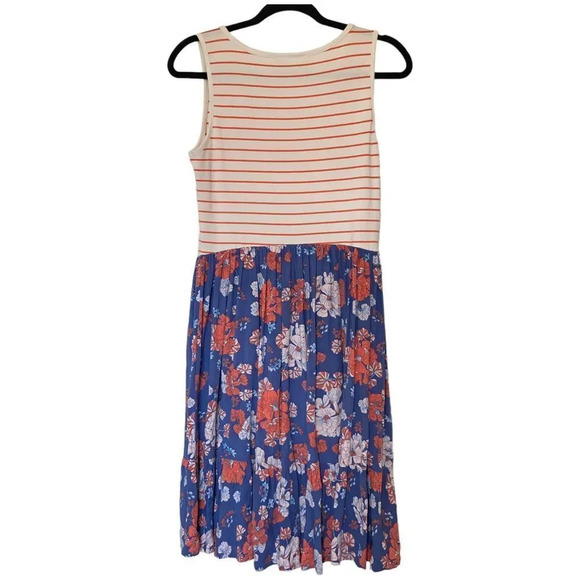 MATILDA JANE Let's Go Together Roll With It Dress Size Small Blue and Orange - Picture 3 of 6